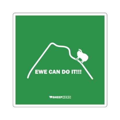 EWE CAN DO IT Square Stickers