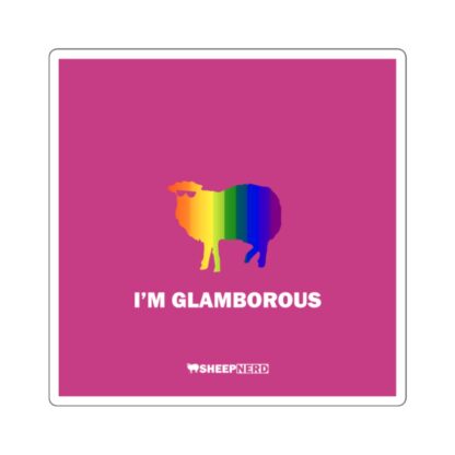 I'M GLAMBOROUS Square Stickers