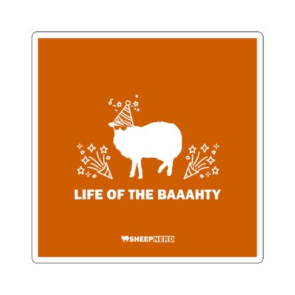 LIFE OF THE BAAAHTY Square Stickers