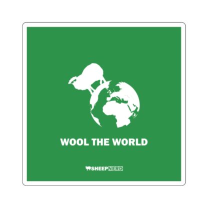 WOOL THE WORLD Square Stickers