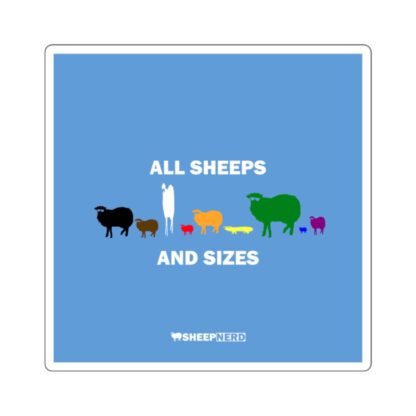 ALL SHEEPS AND SIZES Square Stickers