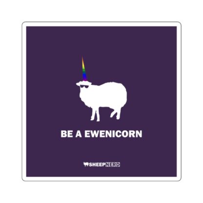 BE A EWENICORN Square Stickers