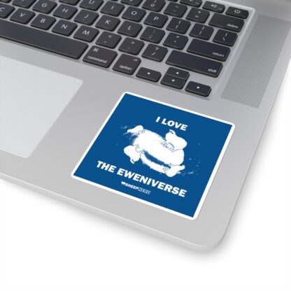 I LOVE THE EWENIVERSE Square Stickers - Image 4