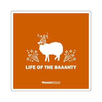 LIFE OF THE BAAAHTY Square Stickers - Image 3