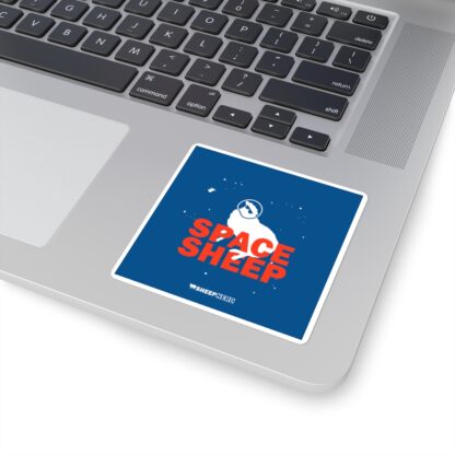 SPACE SHEEP Square Stickers - Image 4