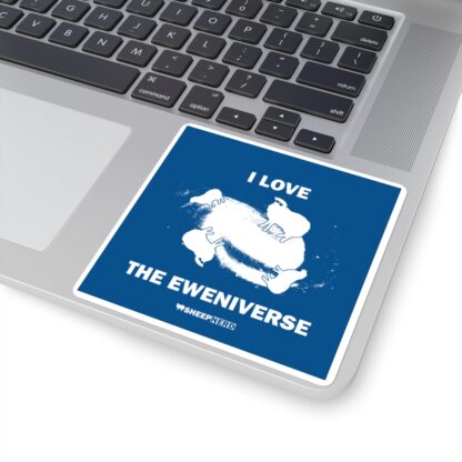 I LOVE THE EWENIVERSE Square Stickers - Image 6