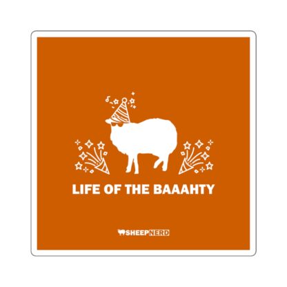 LIFE OF THE BAAAHTY Square Stickers - Image 5