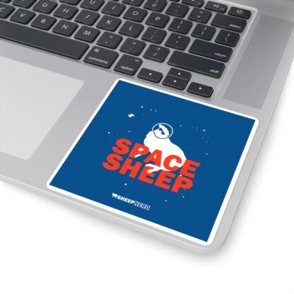 SPACE SHEEP Square Stickers - Image 6