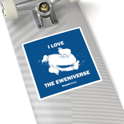 I LOVE THE EWENIVERSE Square Stickers - Image 8