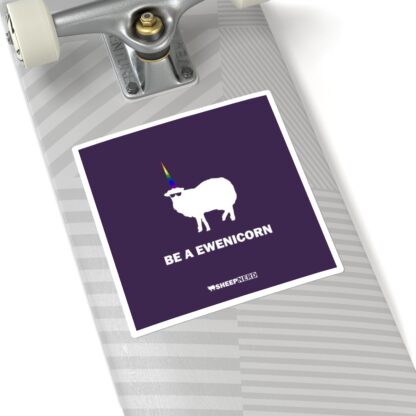 BE A EWENICORN Square Stickers - Image 8