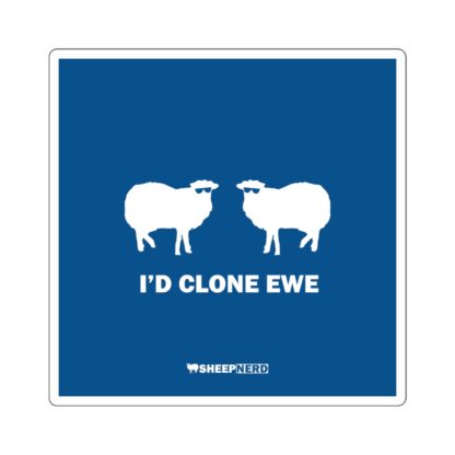 I'D CLONE EWE Square Stickers - Image 7