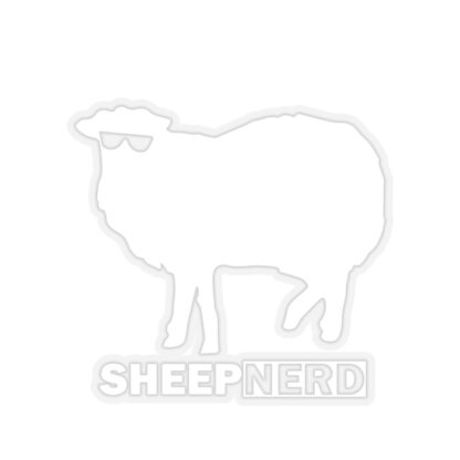 SHEEP NERD Logo Kiss-Cut Stickers