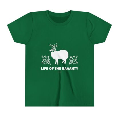 LIFE OF THE BAAAHTY Youth Short Sleeve Tee - Image 7