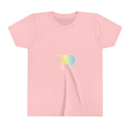 Cotton Candy Sheep Youth Short Sleeve Tee - Image 21