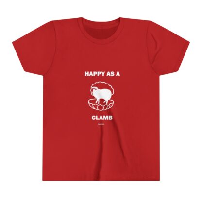 HAPPY AS A CLAMB Youth Short Sleeve Tee - Image 29