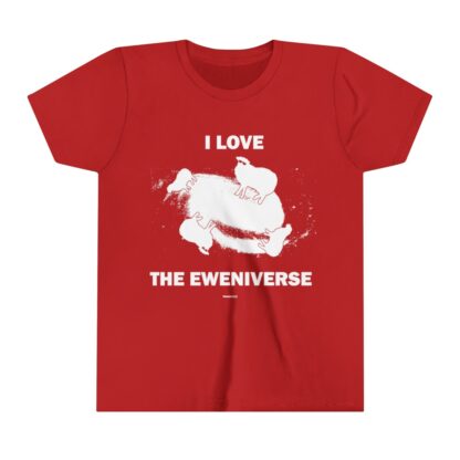 I LOVE THE EWENIVERSE Youth Short Sleeve Tee - Image 15