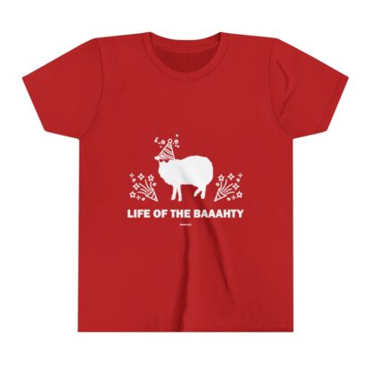 LIFE OF THE BAAAHTY Youth Short Sleeve Tee - Image 29