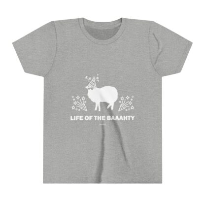 LIFE OF THE BAAAHTY Youth Short Sleeve Tee - Image 9