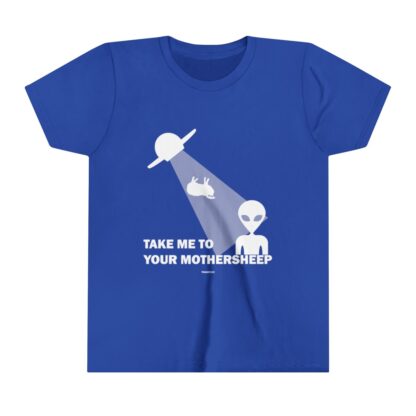 TAKE ME TO YOUR MOTHERSHEEP Youth Short Sleeve Tee - Image 13