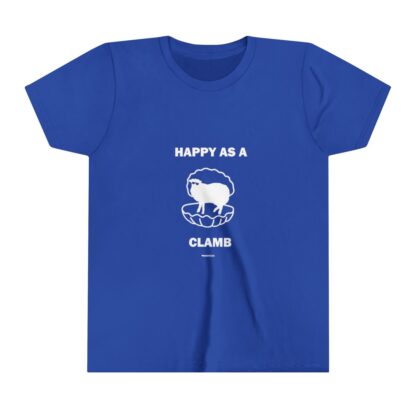 HAPPY AS A CLAMB Youth Short Sleeve Tee - Image 13