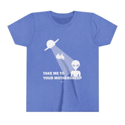 TAKE ME TO YOUR MOTHERSHEEP Youth Short Sleeve Tee - Image 11