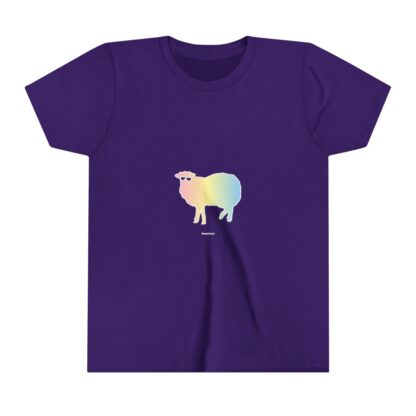 Cotton Candy Sheep Youth Short Sleeve Tee - Image 19