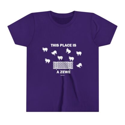 THIS PLACE IS A ZEWE Youth Short Sleeve Tee - Image 23