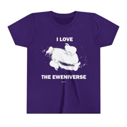 I LOVE THE EWENIVERSE Youth Short Sleeve Tee - Image 11