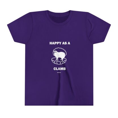 HAPPY AS A CLAMB Youth Short Sleeve Tee - Image 23