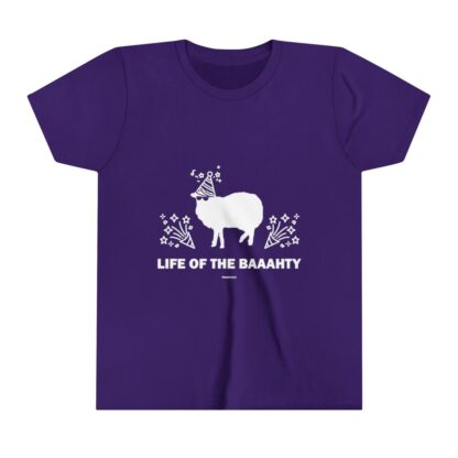 LIFE OF THE BAAAHTY Youth Short Sleeve Tee - Image 23