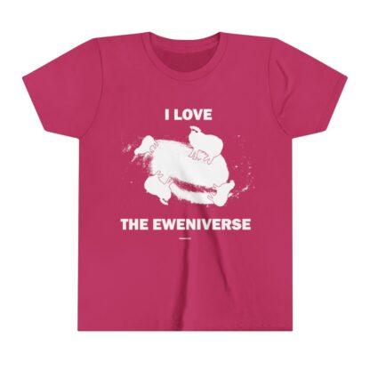 I LOVE THE EWENIVERSE Youth Short Sleeve Tee - Image 13