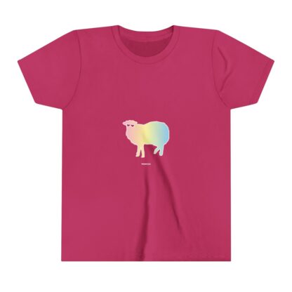 Cotton Candy Sheep Youth Short Sleeve Tee