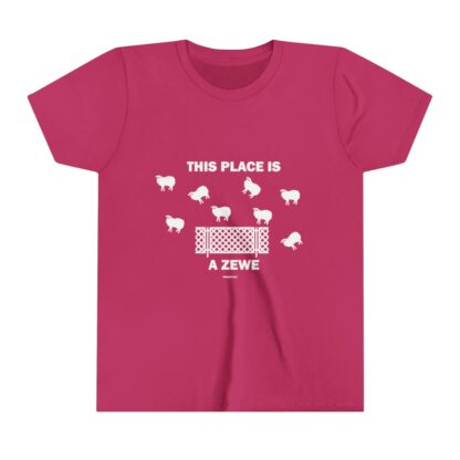 THIS PLACE IS A ZEWE Youth Short Sleeve Tee - Image 25