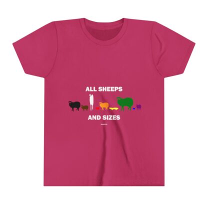 ALL SHEEPS AND SIZES Youth Short Sleeve Tee - Image 17