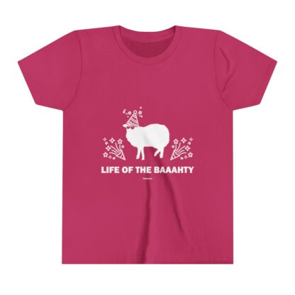 LIFE OF THE BAAAHTY Youth Short Sleeve Tee - Image 25