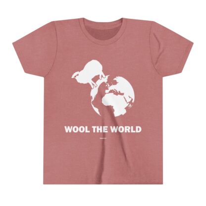 WOOL THE WORLD Youth Short Sleeve Tee - Image 3