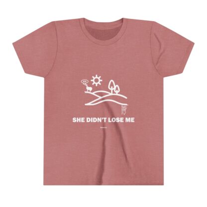 SHE DIDN'T LOSE ME Youth Short Sleeve Tee - Image 3