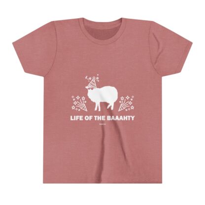 LIFE OF THE BAAAHTY Youth Short Sleeve Tee - Image 3