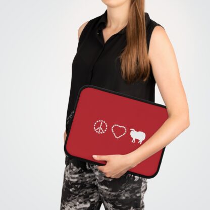 PEACE LOVE SHEEP Laptop Sleeve - Image 6