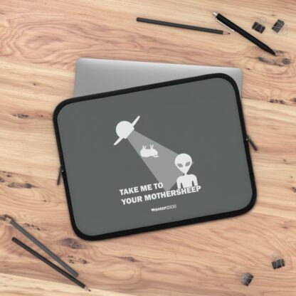 TAKE ME TO YOUR MOTHERSHEEP Laptop Sleeve - Image 5