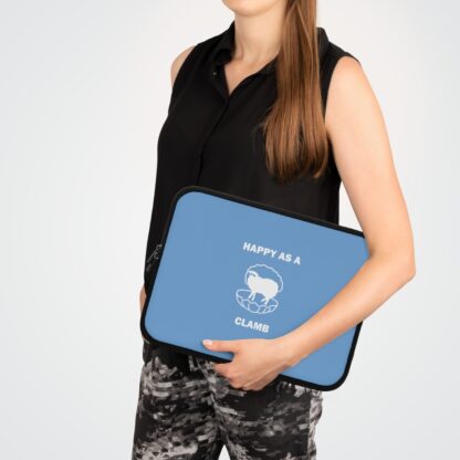 HAPPY AS A CLAMB Laptop Sleeve - Image 6