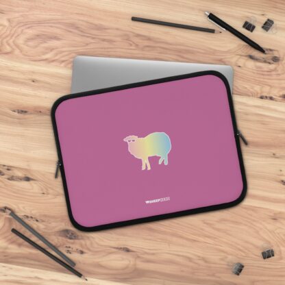 Cotton Candy Sheep Laptop Sleeve - Image 5