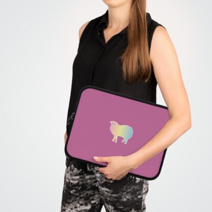 Cotton Candy Sheep Laptop Sleeve - Image 6