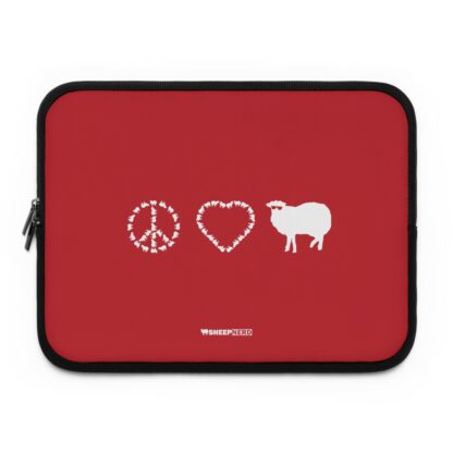 PEACE LOVE SHEEP Laptop Sleeve