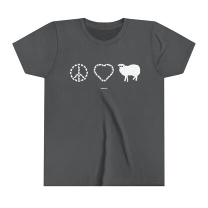 PEACE LOVE SHEEP Youth Short Sleeve Tee - Image 17