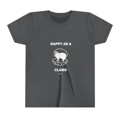 HAPPY AS A CLAMB Youth Short Sleeve Tee - Image 17