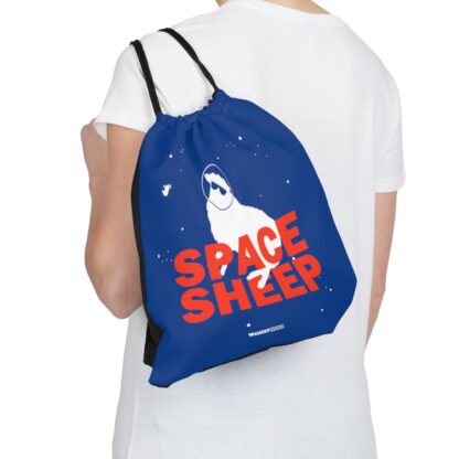 SPACE SHEEP Outdoor Drawstring Bag