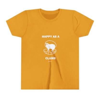 HAPPY AS A CLAMB Youth Short Sleeve Tee - Image 7