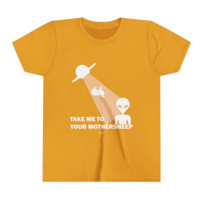 TAKE ME TO YOUR MOTHERSHEEP Youth Short Sleeve Tee - Image 7